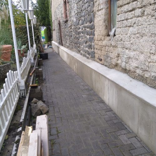 Sockelbereich Westerwald Mauer Sanierung Bauunternehmen